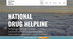 Desktop Screenshot of drughelpline.org